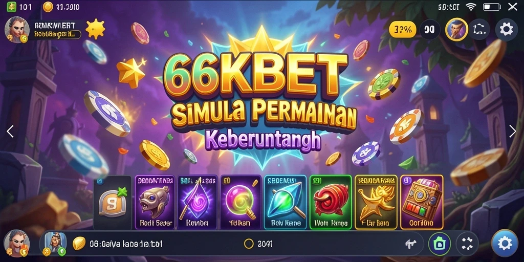 Tangkapan layar gameplay 66KBET menampilkan pengalaman simulasi yang mendebarkan.