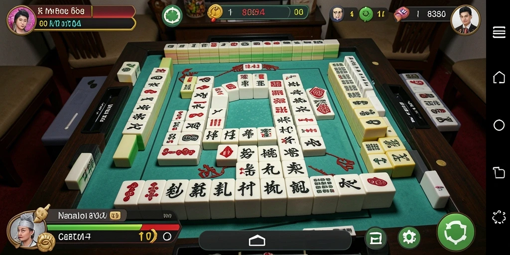 Screenshot permainan Mahjong 8364 dengan level menantang dan grafis menarik.