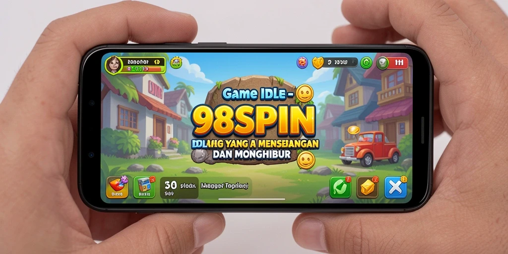 Tampilan gameplay Idle yang menarik dalam 98SPIN.
