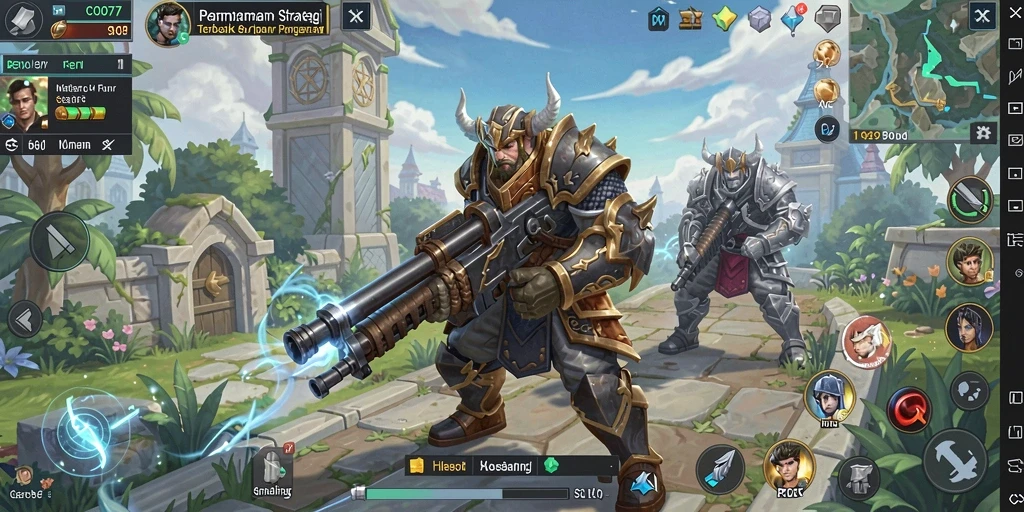 Tampilan gameplay <strong>COO77</strong> yang memukau dengan strategi mendalam.