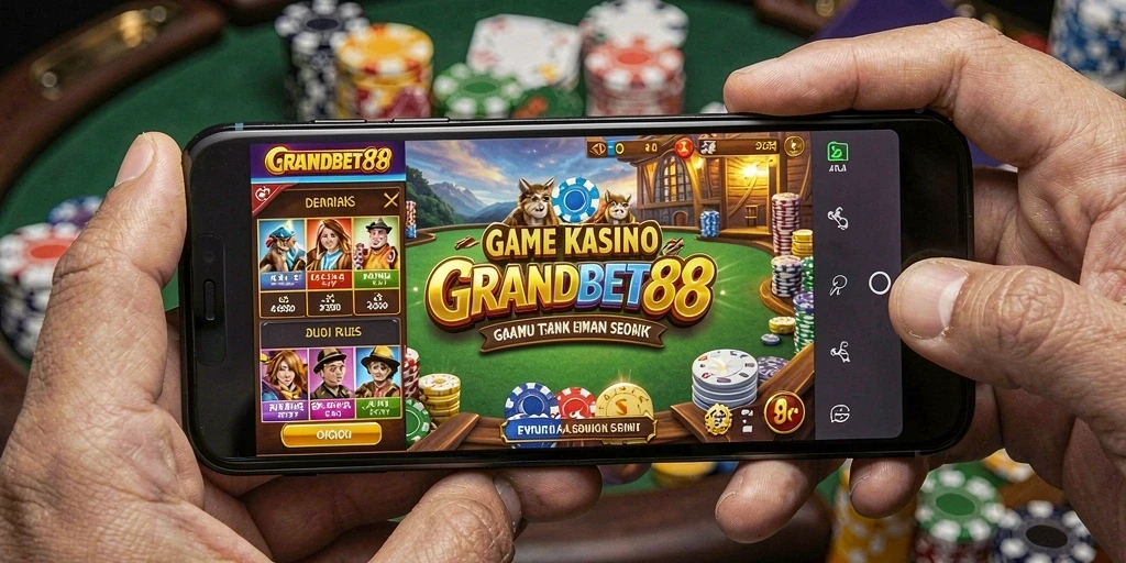 Screenshot gameplay Kasino di GRANDBET88 yang seru dan mengasyikkan.