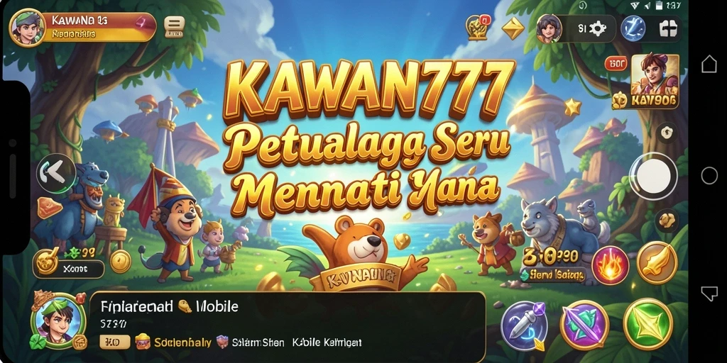 Tampilan menakjubkan dari gameplay petualangan KAWAN777.