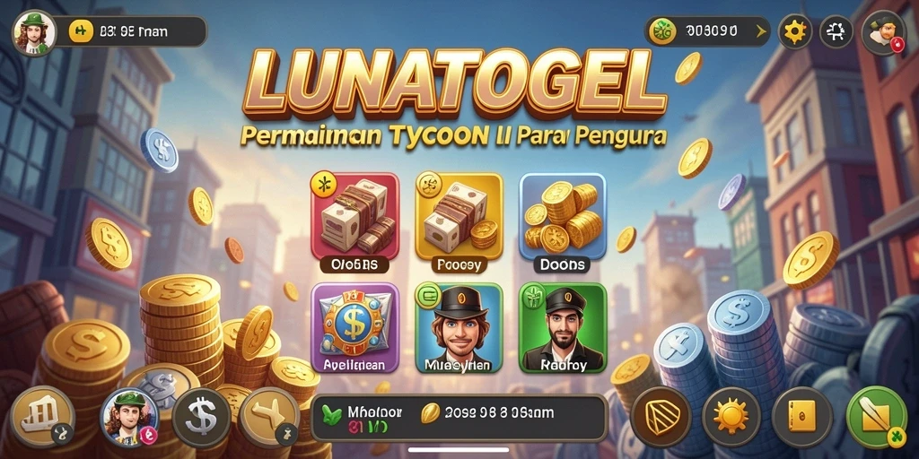 Tampilan gameplay LUNATOGEL yang seru dan kompetitif.