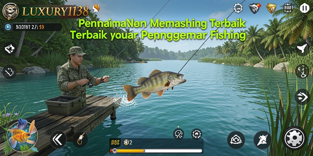 Screenshot dari gameplay memancing yang menakjubkan di LUXURY138.