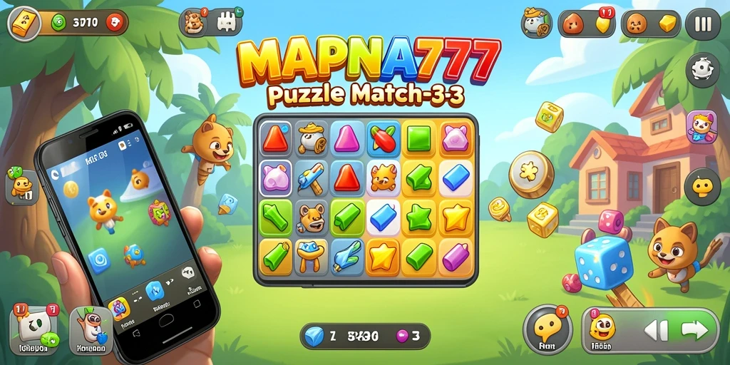 Tampilan permainan seru dalam MAPNA777 yang penuh warna.