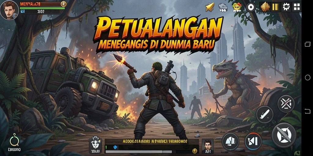 Gameplay seru di dunia petualangan MENYALA78.