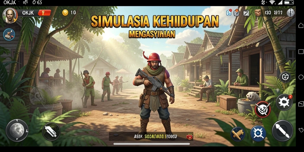 Tampilan gameplay OKJK yang menarik dan interaktif.