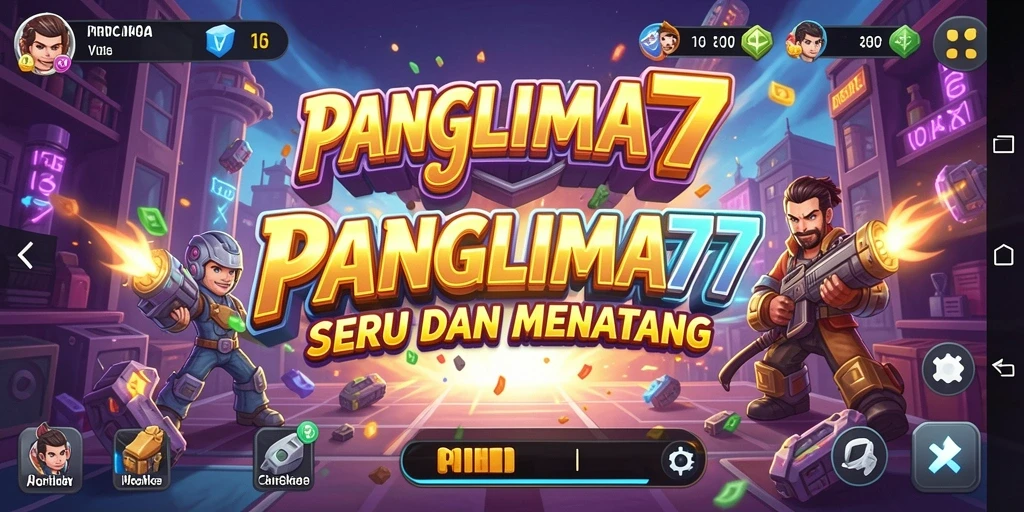 Tampilan gameplay seru PANGLIMA77 dengan berbagai tantangan menarik.