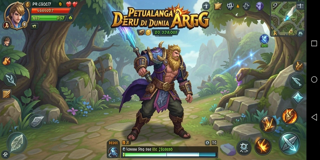 Tampilan gameplay seru PRG007 di dunia ARPG yang mendebarkan.