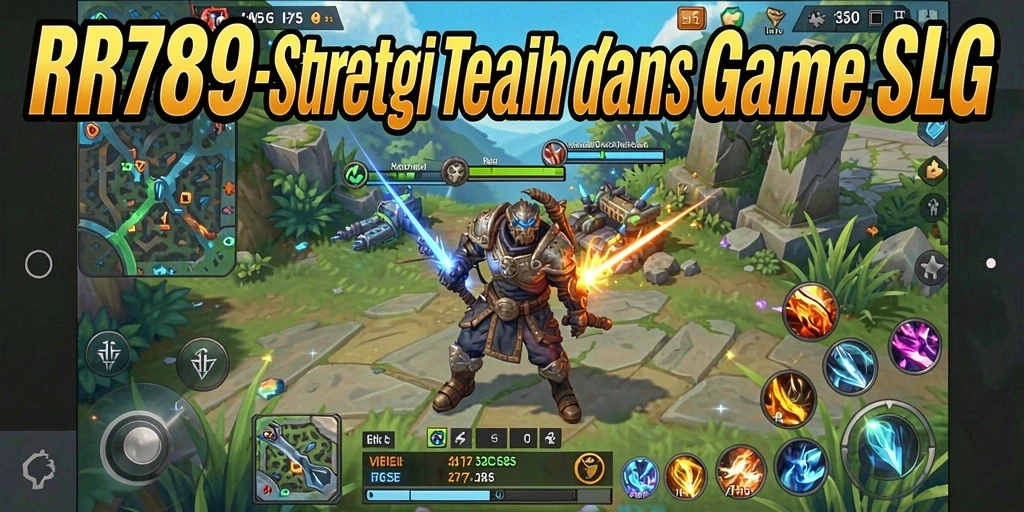 Tampilan menampilkan pertempuran strategis dalam game SLG yang mendebarkan.