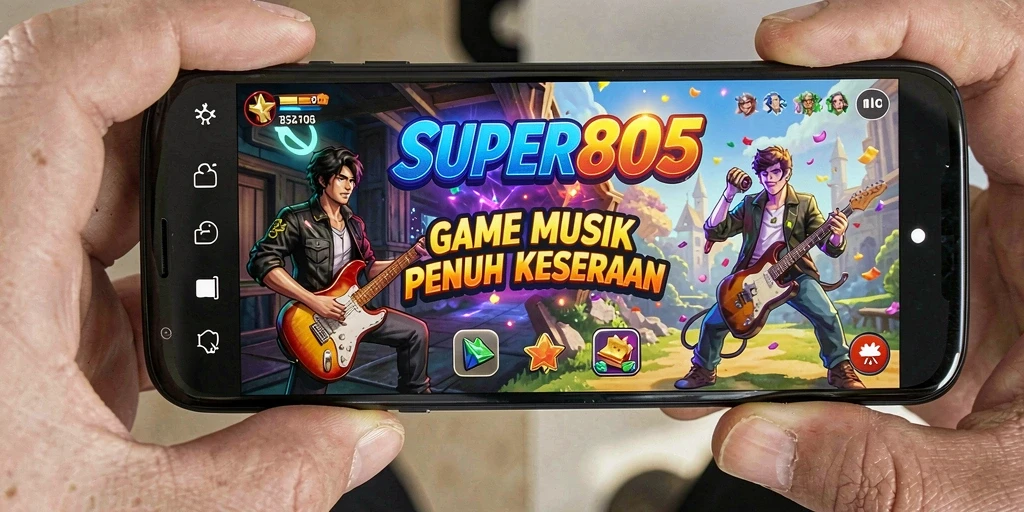 Menampilkan gameplay <strong>SUPER805</strong> yang seru dan interaktif.