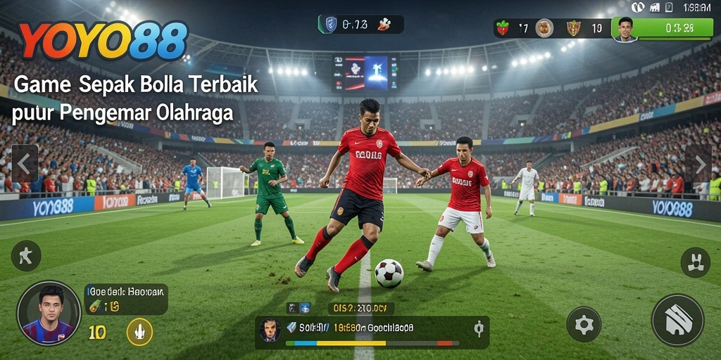 Tampilan mendebarkan dari pertandingan di YOYO88, rasakan sensasi sepak bola.