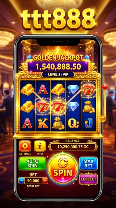 Screenshot dari antarmuka pengguna ttt888 yang intuitif.